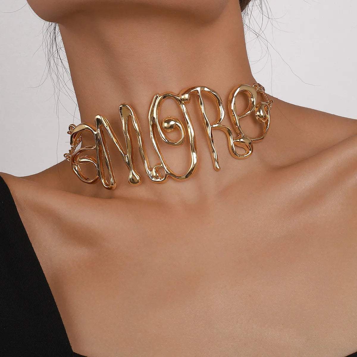 Choker Dourado Amore